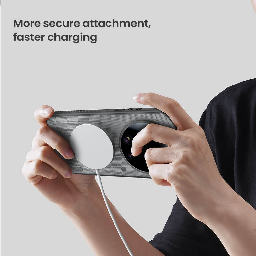 Чехол-крышка NILLKIN для Xiaomi 17 Ultra (серия Frosted shield Pro Magnetic case Clear)